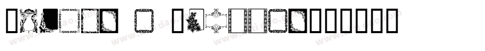 Frames n Riboons字体转换